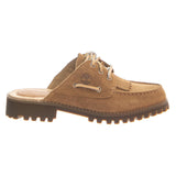 AUTH Mule Shoe MD Beige Suede - Sandales Femme Beige Femme TIMBERLAND