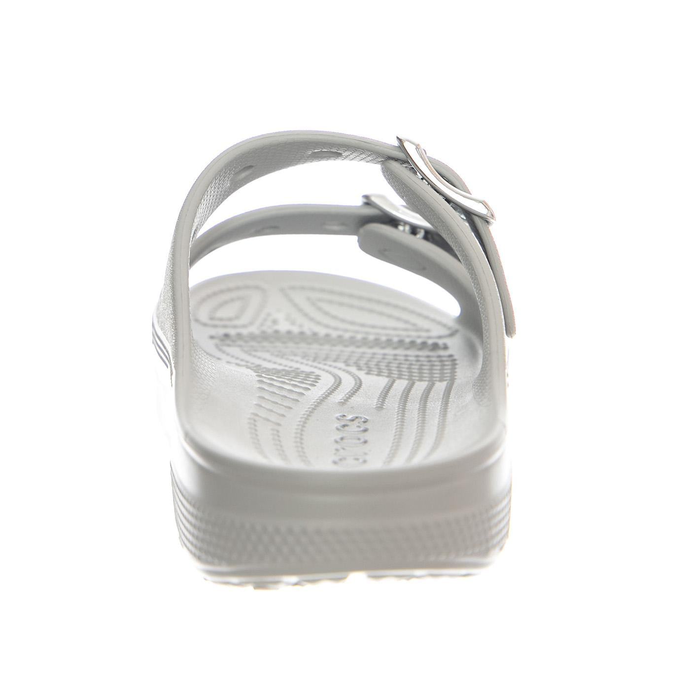Saturday Metallic Buckle Sndl Grey - Sandali Donna Grigi CR.213316 ATMO CROCS 
