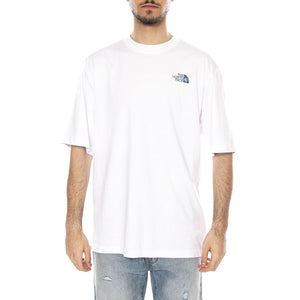 M LQD BOX NSE OS SS TEE - Maglietta Girocollo Uomo Bianca NF0A8G9W FN41 THE NORTH FACE 