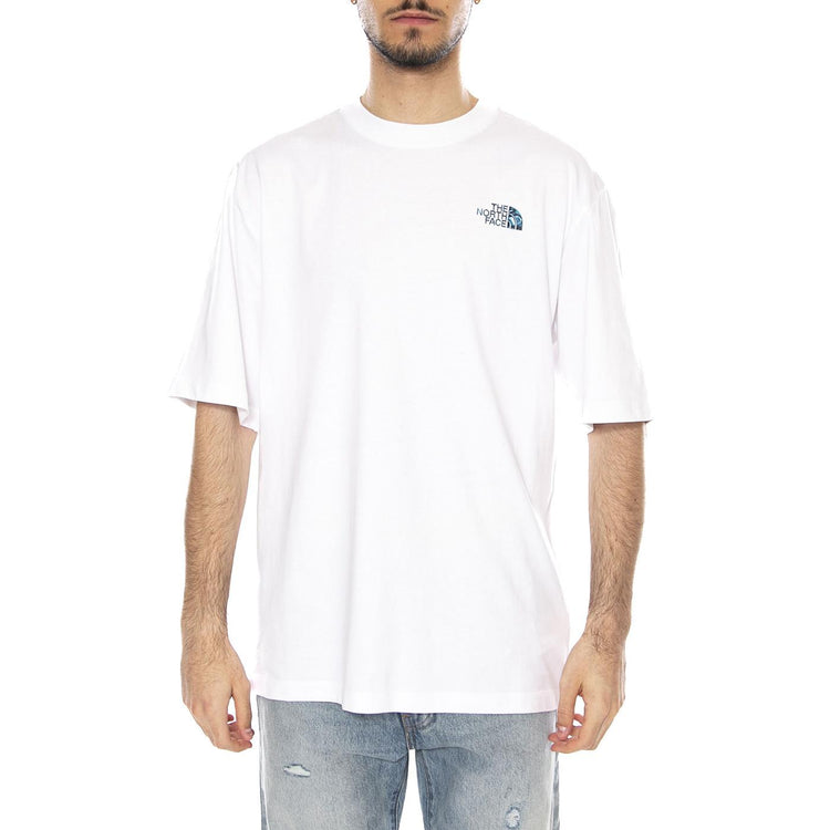 M LQD BOX NSE OS SS TEE - Maglietta Girocollo Uomo Bianca NF0A8G9W FN41 THE NORTH FACE 