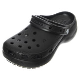 Classic Platform Clog Black - Sandales Femme Noires CROCS