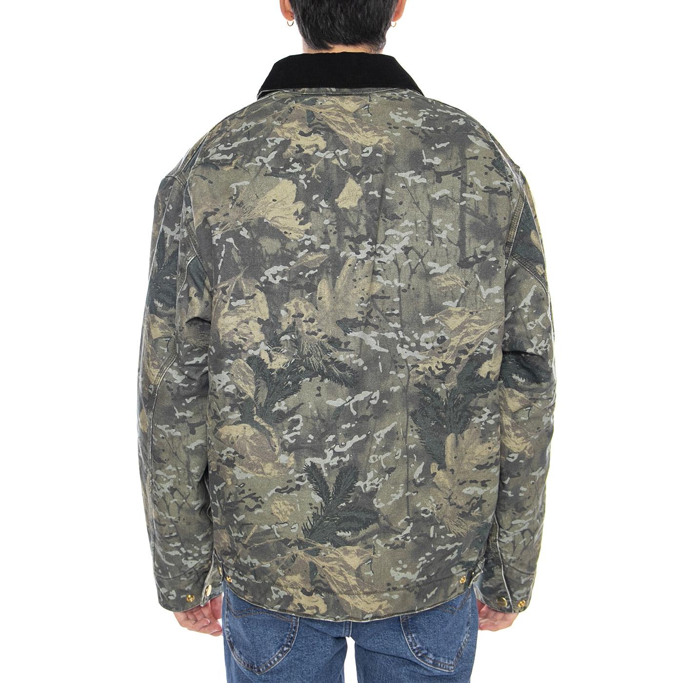 Og Detroit Jacket Camo Combi, Green / Black - Giacca Uomo Multicolore I035614.3BL06  CARHARTT WIP 