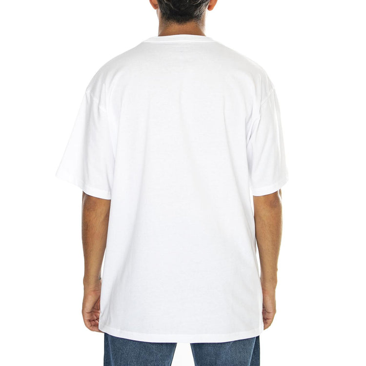 S/S Madison T-Shirt White / Black - Maglietta Girocollo Uomo Bianca I033000.00AXX  CARHARTT WIP 