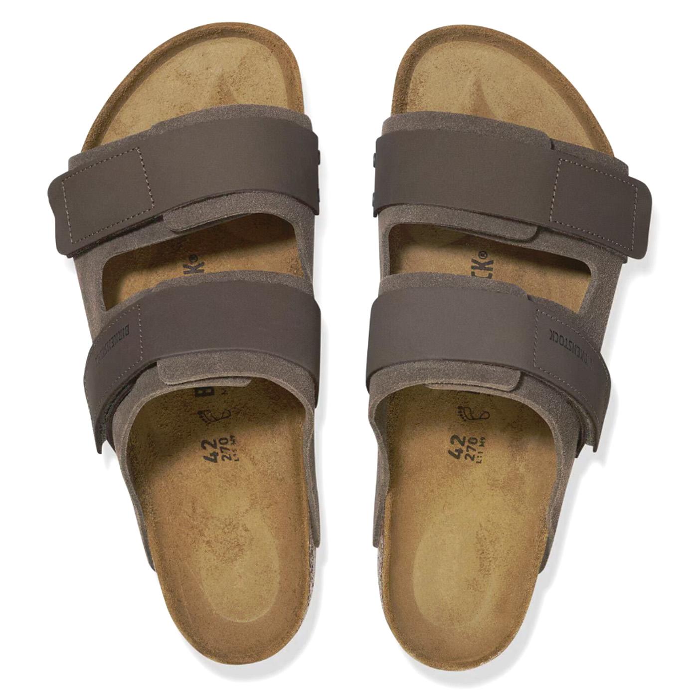 Uji Concrete Gray, Suede Leather / Nubuck - Sandali Uomo Grigi 1029259  BIRKENSTOCK 