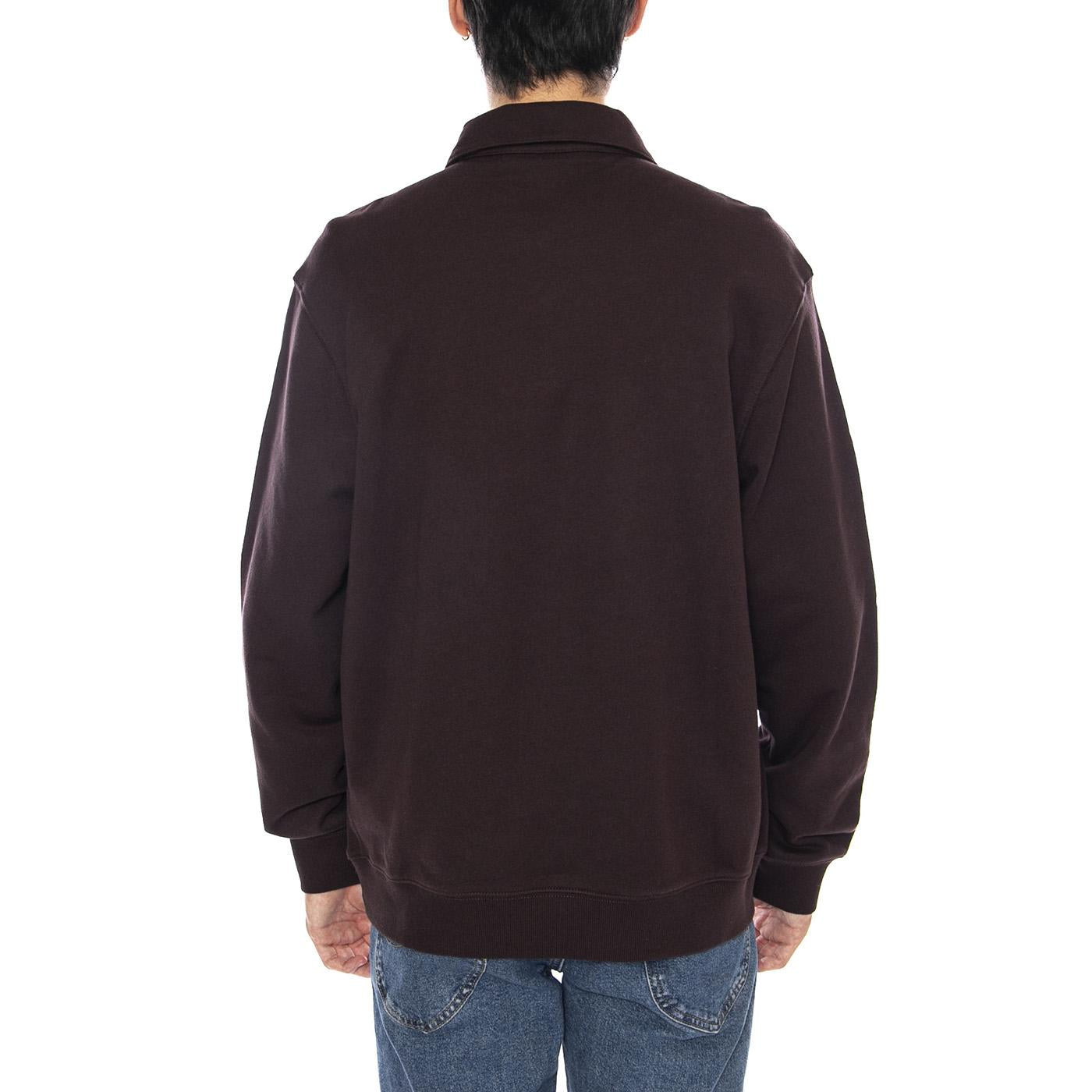 Polo Sweat Palisander - Polo Felpa Maniche Lunghe Uomo Marrone I035532.33HXX  CARHARTT WIP 