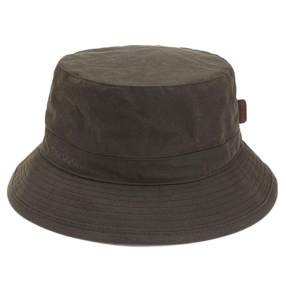Wax Sports Hat Olive - Cappellino da Pescatore Marrone 222MMHA0001-OL71 . BARBOUR 