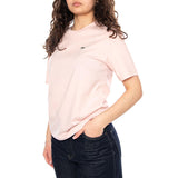 T-SHIRT Pink - T-shirt Col Rond Femme Rose Femme LACOSTE