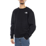 M Essential Relaxed Crew Black - Crewneck Homme Noir  Homme THE NORTH FACE