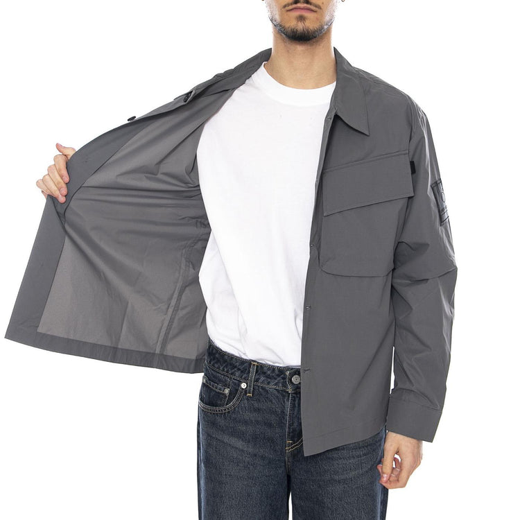 Force Overshirt Grey Stone - Giacca Uomo Grigia OGQ004-GREY STONE1 . OFF GRID 