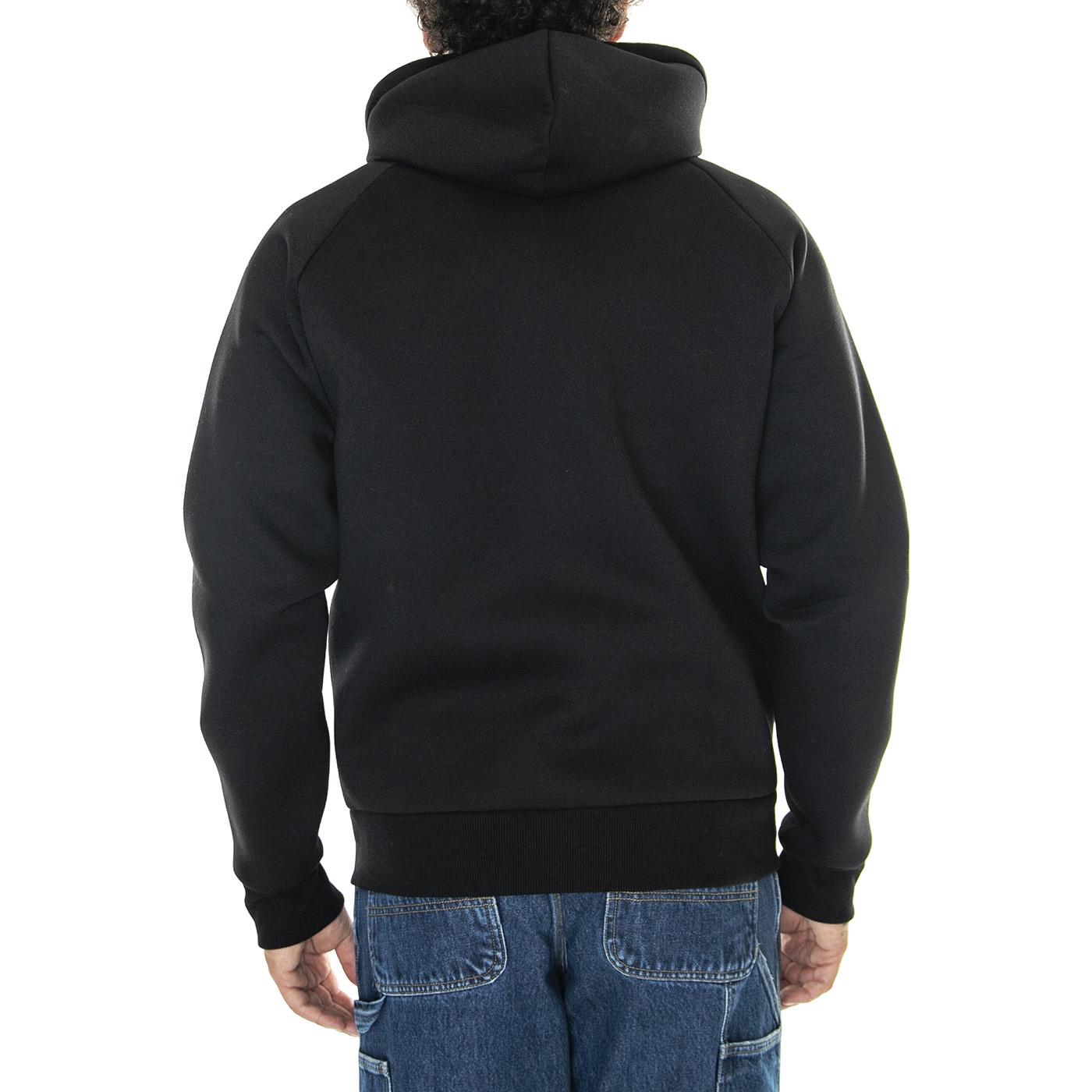 Car-Lux Hooded Jacket Black / Grey - Giacca Invernale Uomo Nera I032935.0GLXX  CARHARTT WIP 