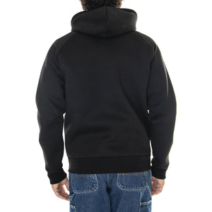 Car-Lux Hooded Jacket Black / Grey - Giacca Invernale Uomo Nera I032935.0GLXX  CARHARTT WIP 