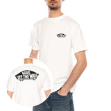 DOUBLE STANDARD SS TEE WHITE / BLACK - T-shirt Girocollo Uomo Bianca Uomo VANS