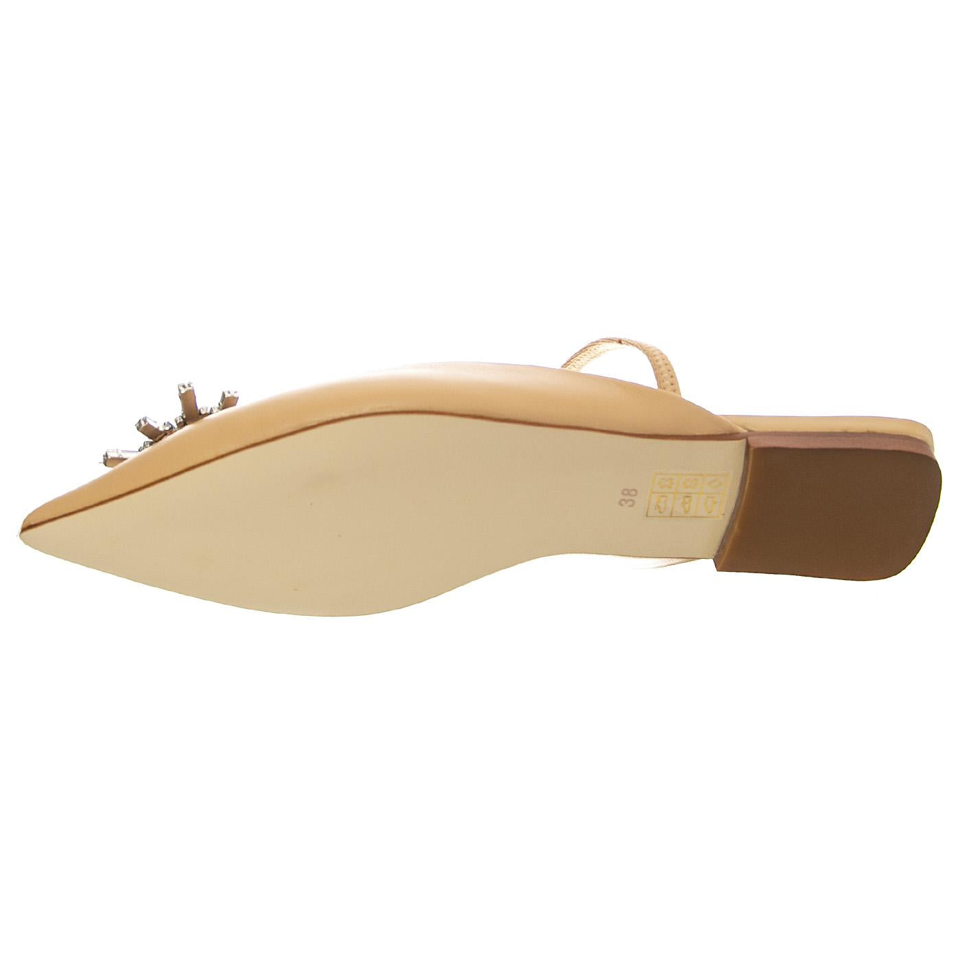 Latira Beige Silver Kid Leather + Fabric - Sandali Donna Beige JCS82258P-108-BEI  JEFFREY CAMPBELL 