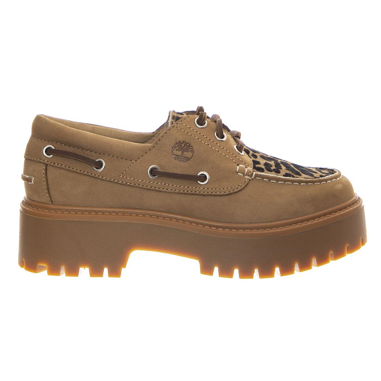 Stone Street Boat Shoe Beige -- Scarpe da Barca Donna in Nabuk Beige TB0A2GVF EN31 TIMBERLAND 