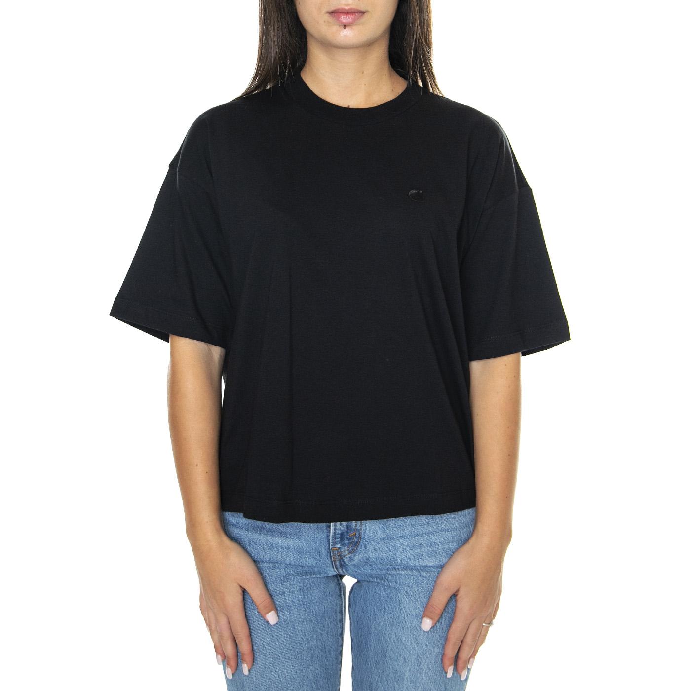 W' S/S Chester T-Shirt Black - Maglietta Girocollo Donna Nera I030656.89XX . CARHARTT WIP 