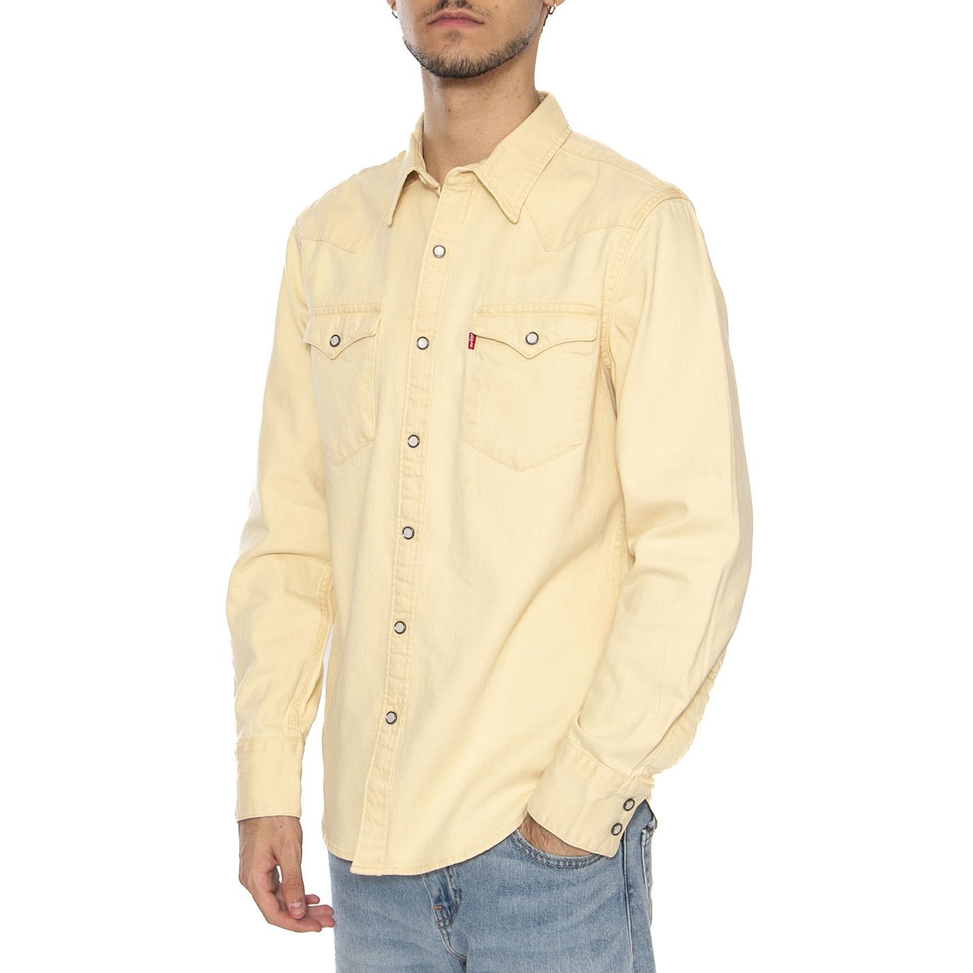 Barstow Western Standard Grass Is Green - Camicia Uomo Beige 85744-0102 . LEVIS 