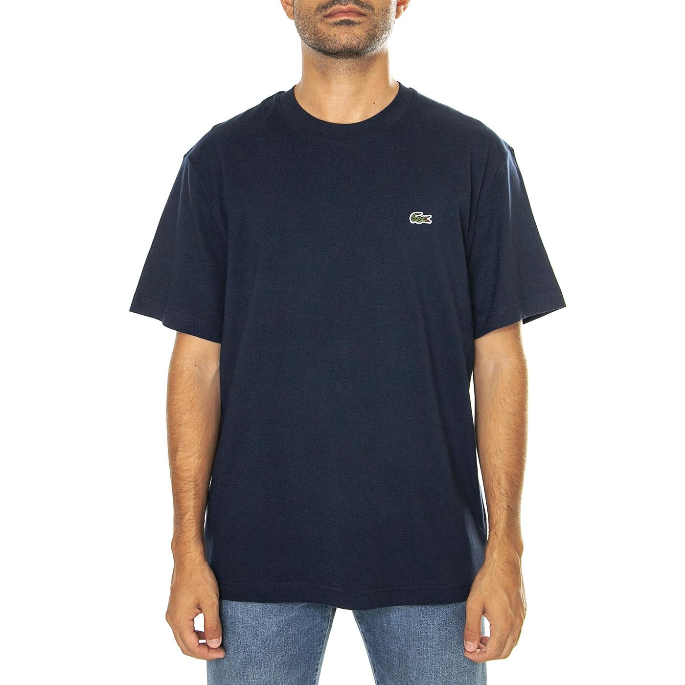 T-Shirt 166 - Maglietta Girocollo Uomo Blu TH7318-166 . LACOSTE 