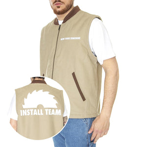 NYS Sherpa Lined Duck Vest Desert Sand - Giacca Smanicata Uomo Beige DK0A4Y4ADS01  DICKIES 