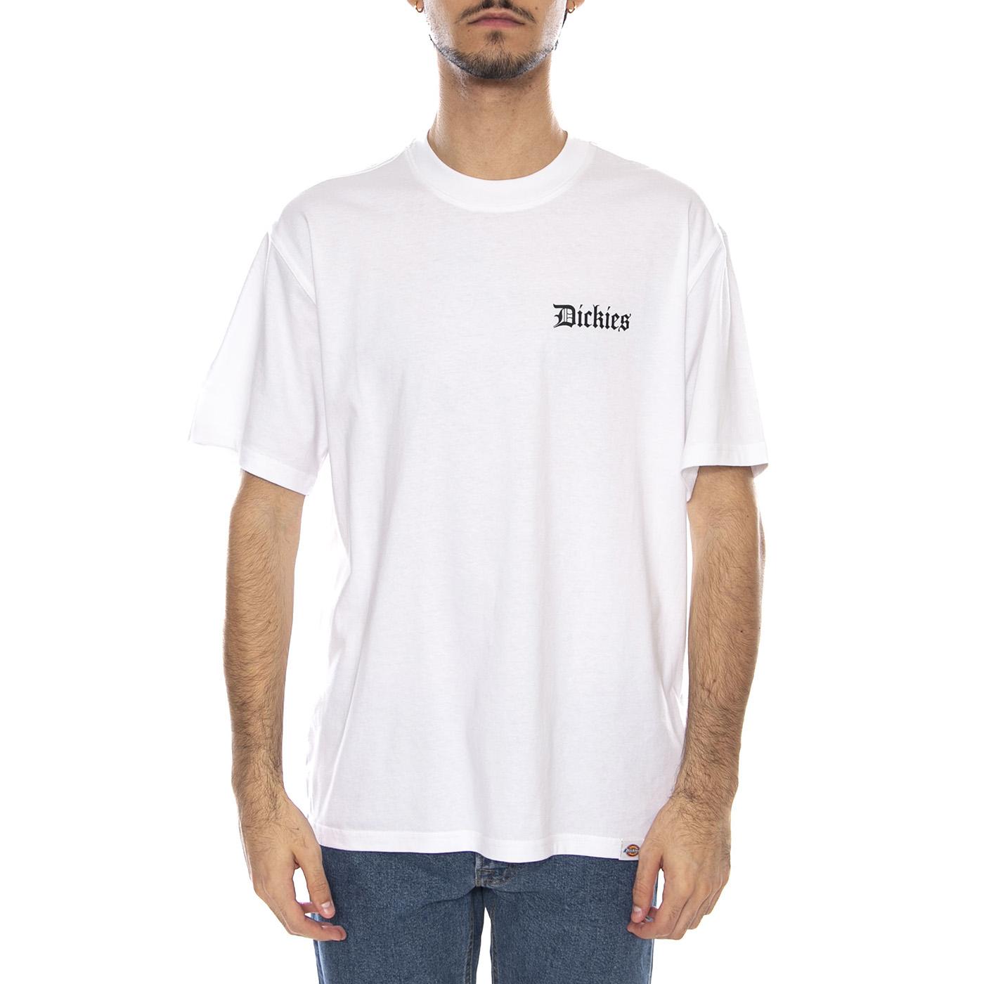 Dickies Diner Tee White - Maglietta Girocollo Uomo Bianca DK0A87QX0WH1 . DICKIES 