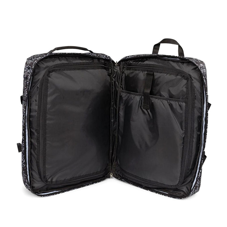 TRAVEL PACK KEITH HARING BLACK - Valigia con Ruote Nera Collaborazione con Keith Haring EK0A5BBR 6Z21 EASTPAK 