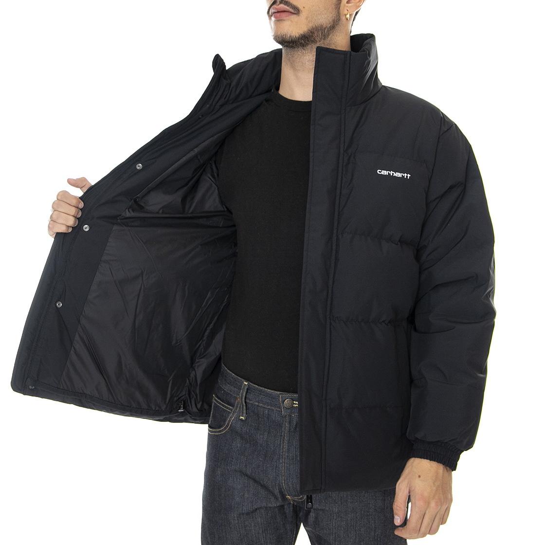 DANVILLE JACKET BLACK / WHITE - Giacca Uomo Nera I029450.0D2XX . CARHARTT WIP 