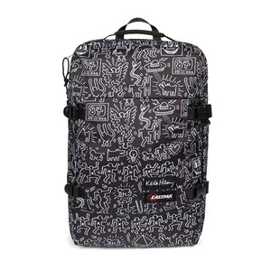 TRAVEL PACK KEITH HARING BLACK - Valigia con Ruote Nera Collaborazione con Keith Haring EK0A5BBR 6Z21 EASTPAK 