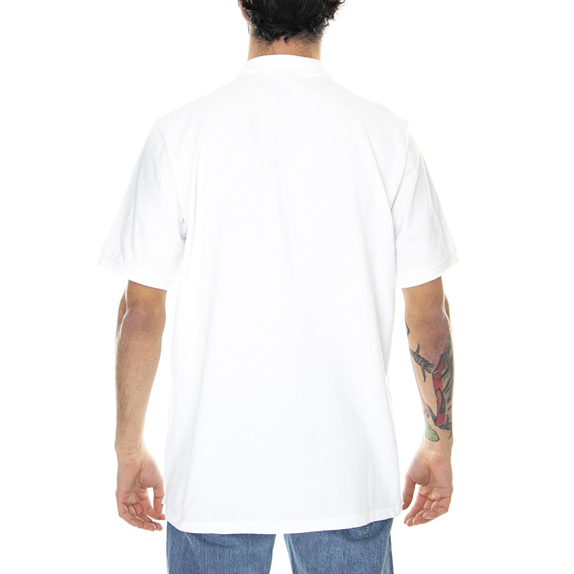 S/S Chase Pique Polo Thyme / Gold - Polo Uomo Bianca I023807-00RXX  CARHARTT WIP 