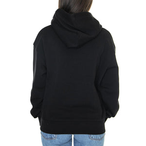W' Hooded Casey Sweatshirt Black / Silver - Felpa con Cappuccio Donna Nera I032644.0M4XX . CARHARTT WIP 