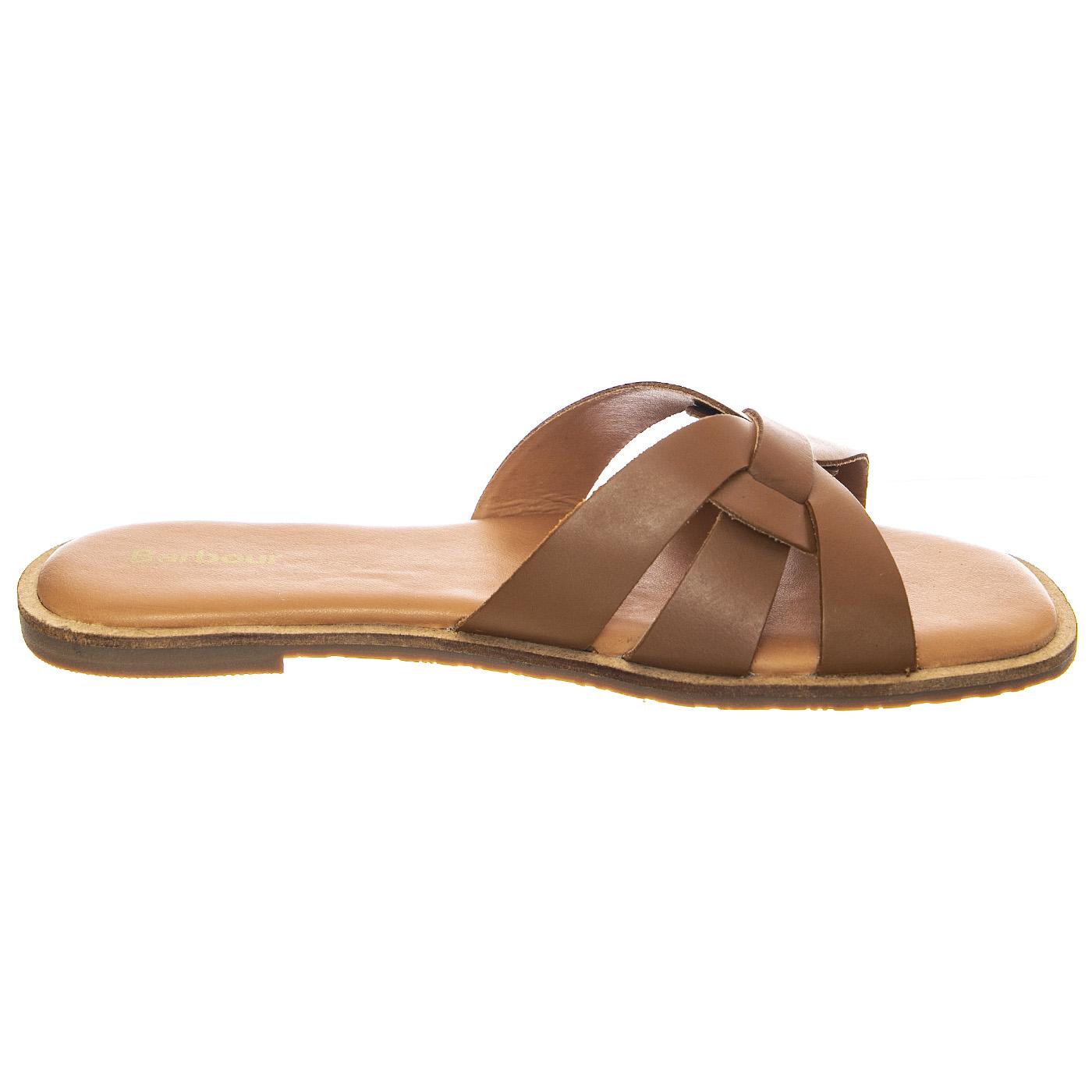 Miranda Cognac - Sandali Donna Marroni LFO0593-TA51-SS23  BARBOUR 