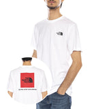 M SS Box NSE Tee White - T-shirt Girocollo Uomo Bianca Uomo THE NORTH FACE