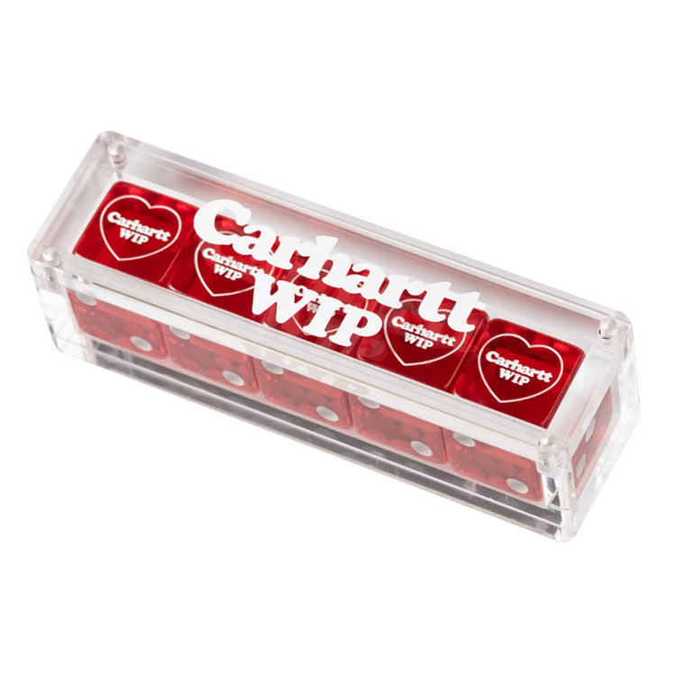 Heart Dice Set Scarlet - Set di Dadi Rossi I034755.H8XX  CARHARTT WIP 