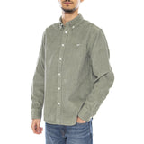 Grafton Cord Woven -- Chemise Manches Longues Homme Velours Laurel Wreath Homme OBEY