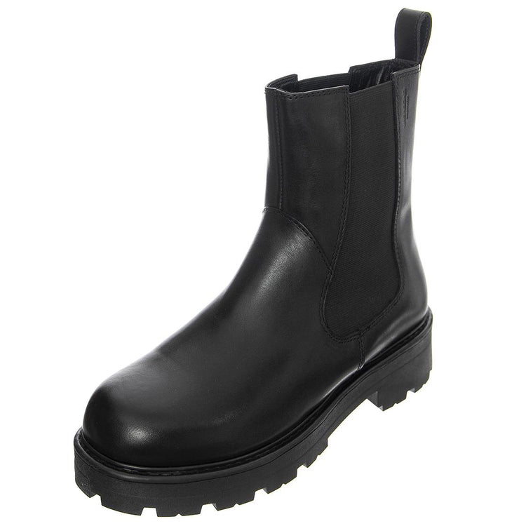 Cosmo 2.0 Cow Leather Black - Stivaletti Profilo alla Caviglia Donna Neri VBS5459-301-20  VAGABOND 