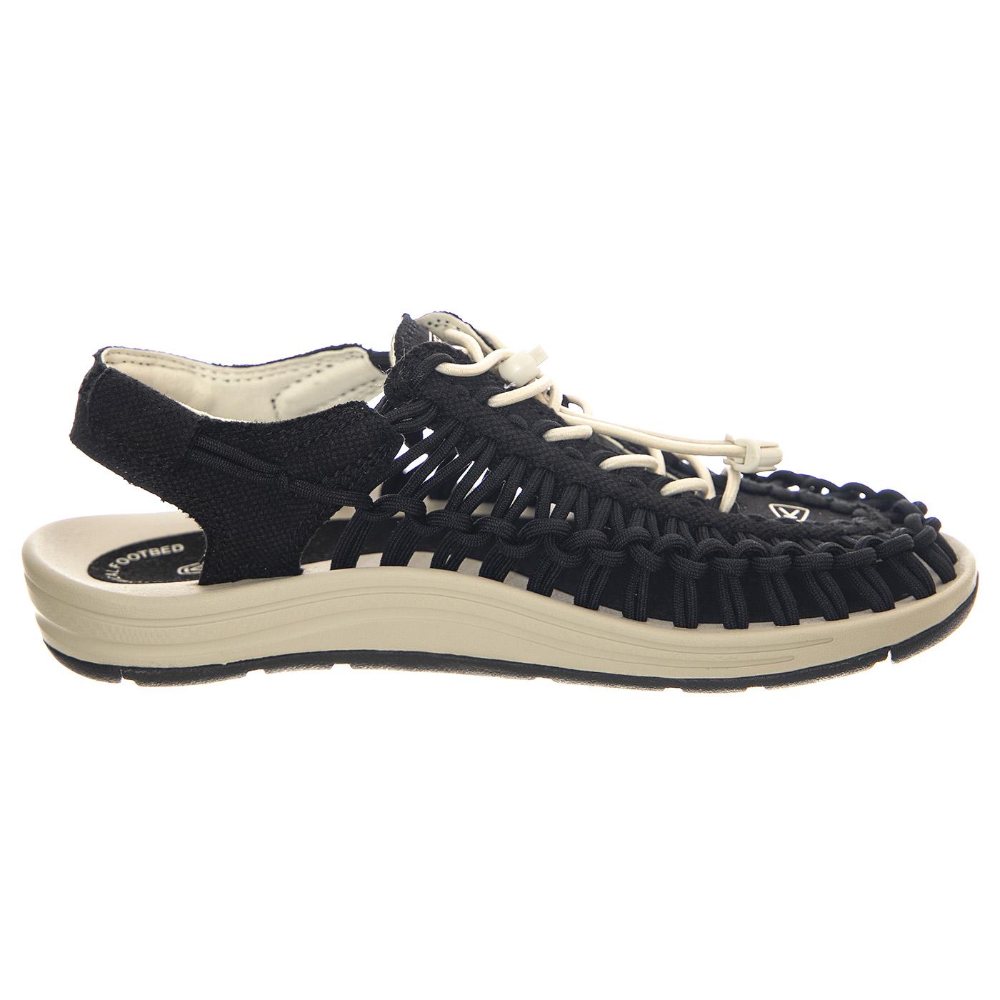 Uneek Canvas W-Black / Birch - Sandali Donna Neri 1028565  KEEN 