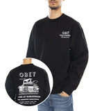 OBEY House of Subversion Fleece -- Sweatshirt Crewneck Homme Noir  Homme OBEY