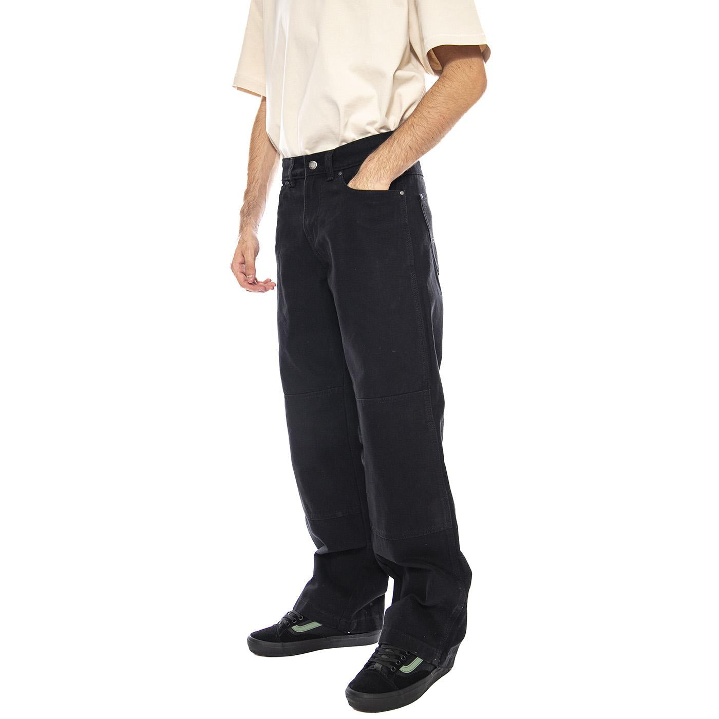 THRASHER X DICKIES Pant Black - Pantaloni Uomo Neri DK0A88OPBLK1  DICKIES 