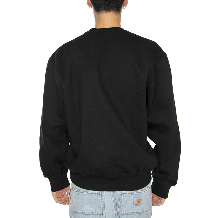 Masterpiece Sweat Black / Fandoghi - Felpa Uomo Nera I035199.33NXX  CARHARTT WIP 