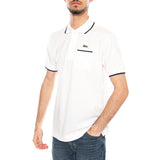 Polo M/C Blanc - Polo Homme Lacoste Blanc Homme LACOSTE