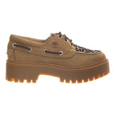 Stone Street Boat Shoe Beige -- Chaussure Bateau Femme en Nubuck Beige Femme TIMBERLAND