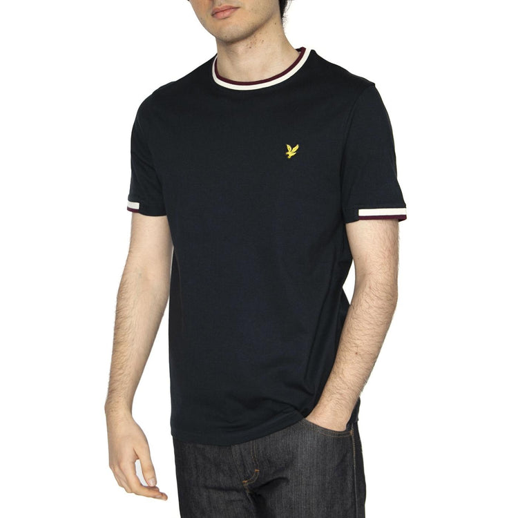 Half Tipped T-Shirt Dark Navy - Maglietta Girocollo Uomo Blu TS2210V-Z271  LYLE & SCOTT 