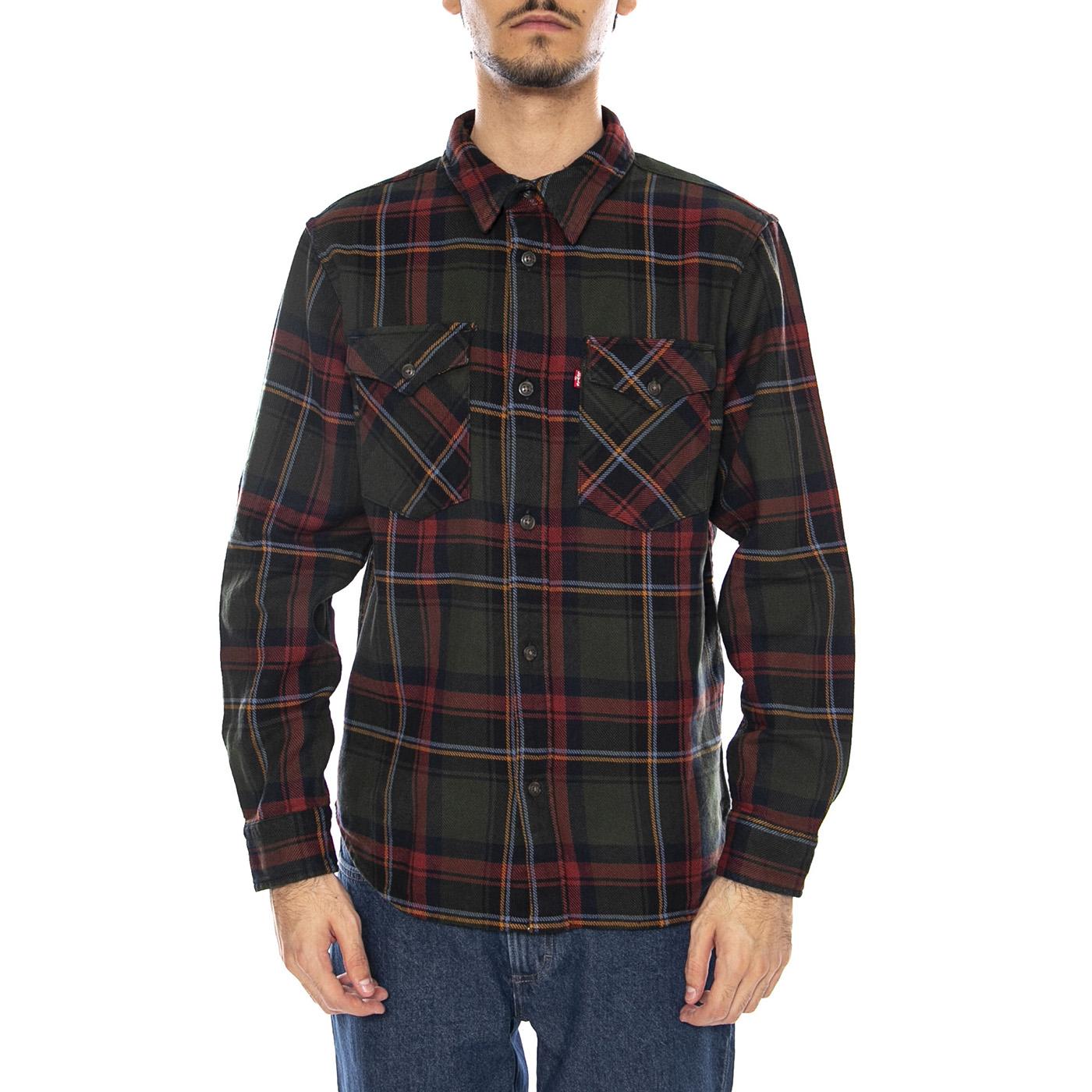 Relaxed Fit Western Herman Plaid Duffel Multi Color Shirt - Camicia Uomo Western Multicolore A1919-0066 . LEVIS 