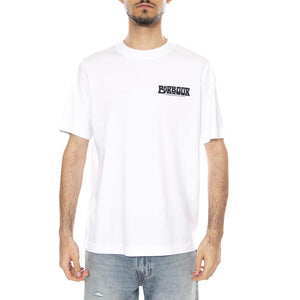 FROME RELAXED GRAPHIC T-SHIRT - Maglietta Girocollo Uomo Bianca MTS1571 WH11 BARBOUR 