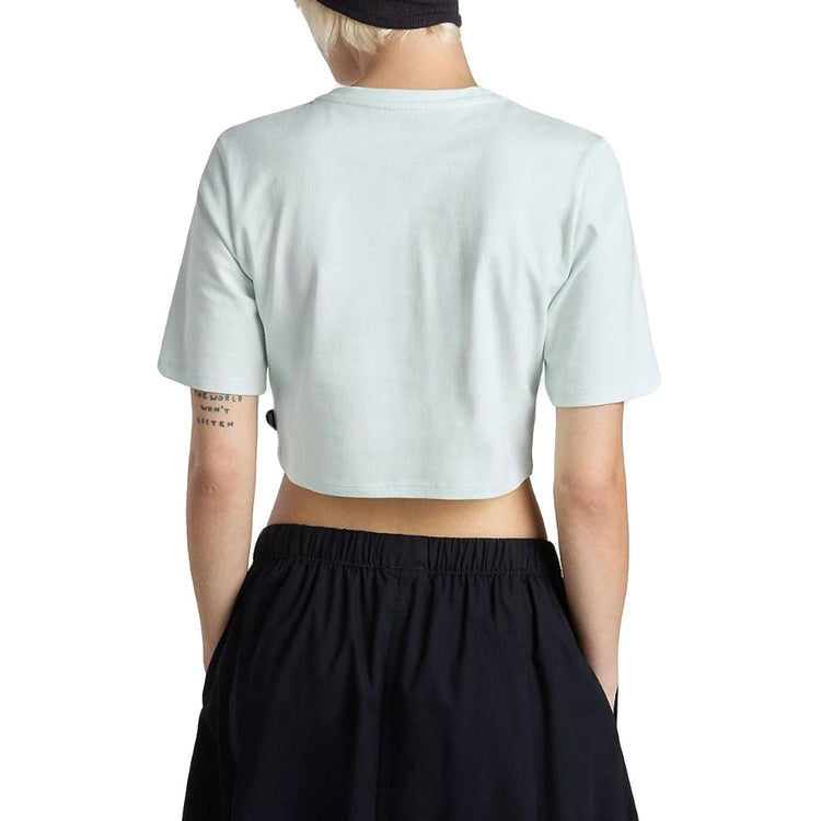 FLYING V CREW CROP II HINT OF MINT - Maglietta Girocollo Cropped Donna Verde VN000GFFRNE1 . VANS 