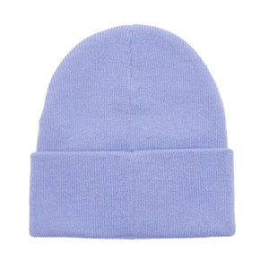 Icon Patch Cuff Beanie Beetroot Digital Violet - Cappellino in Maglia Rasata Viola 100030198 DIV OBEY 