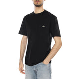 T-SHIRT BLACK - T-shirt Homme Col Rond Noir LACOSTE