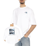 M LQD BOX NSE OS SS TEE - T-shirt Crewneck Homme Blanc Homme THE NORTH FACE