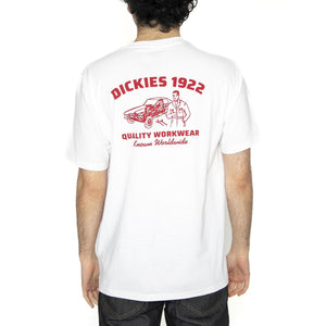 Mechanic SS Tee White - Maglietta Girocollo Uomo Bianca DK0A4Z960WH1  DICKIES 