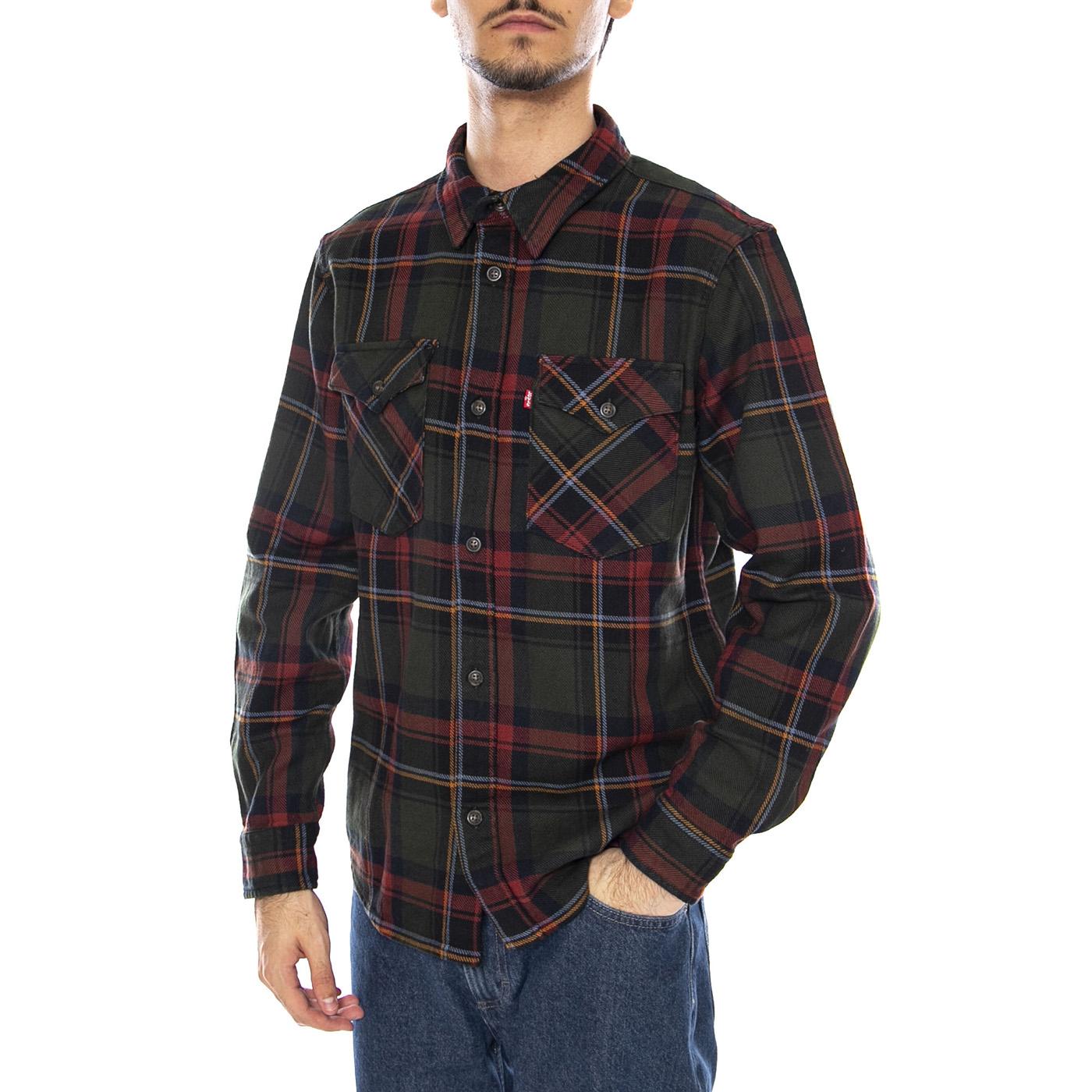 Relaxed Fit Western Herman Plaid Duffel Multi Color Shirt - Camicia Uomo Western Multicolore A1919-0066 . LEVIS 