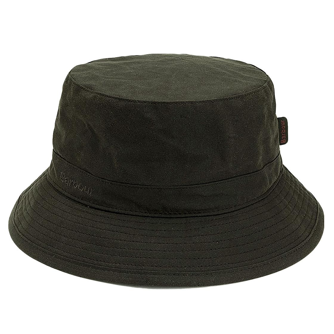 Wax Sport Hat Olive - Cappellino da Pescatore Marrone FW22-MHA0001-OL71 . BARBOUR 