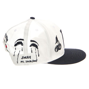 Primitive Jackson Snapback White - Cappellino con Visiera Bianco PA424H09-WHT  PRIMITIVE 